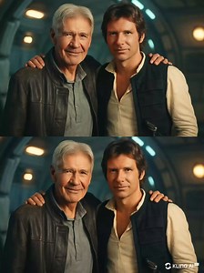 4 comments | Harrison Ford hugging his younger self #celebrity #actor | Marion Caballero | Facebook