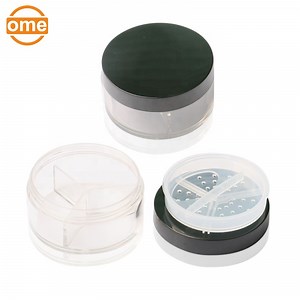[Hot Item] Pms Color Custom Color Cosmetic Container Logo Customized Heartshapedcompactpowdercase Hot Stamping Plastic Loose Powder Container