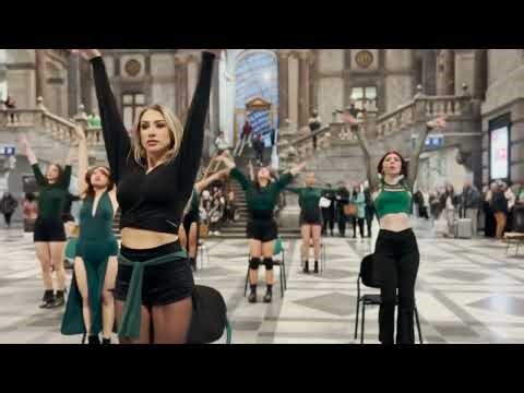 Chair Dance Express at the Antwerp Central Station | Fall in Line | Christina Aguilera