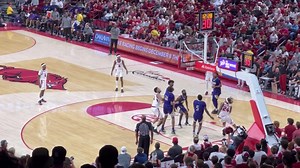 Jalen Graham was getting the dirty work DONE underneath the rim with these offensive rebounds! #woopigsooie | Hit That Line from ESPN Arkansas | Facebook
