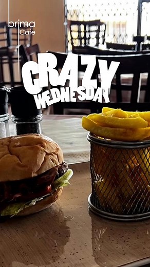 Wet weather calls for a hot deal! 🔥 Get TWO delicious burgers for just R100 today at Brima Cafe. Who’s hungry? 😍 #crazywednesday #brimacafe #eatdrinkconnect | Brima Café