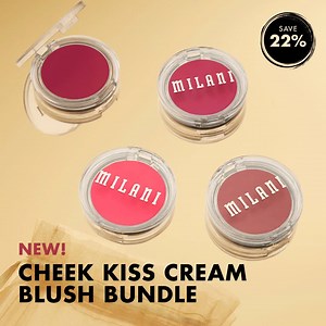55K views | A bundle of sheer joy! Collect all 4 of our new Cheek Kiss Cream Blush in this online exclusive value bundle. | Milani | Facebook