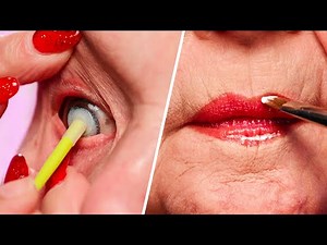 Grandma Barbie Doll Makeup Transformation