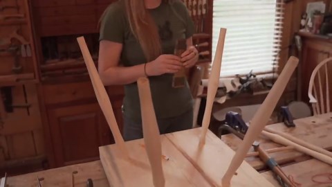 First Time Chair Build with Expert Guidance