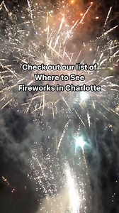 Check out our list of where to see fireworks in Charlotte. It all starts tonight, thru July 4th. Up on our site, linked in our bio. 🇺🇸🎆 | Charlotte magazine