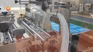 This alcohol prep pad machine for manufacturing the wipes until they...