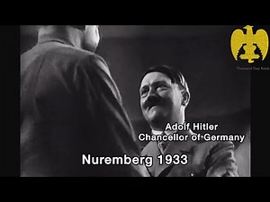 “Never Lose Faith” | Adolf Hitler Speech | Nuremberg Rallies (1933)