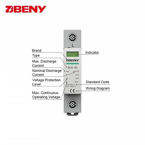 [Hot Item] Beny China Type2 IEC 385V 40ka AC Surge Protection Device SPD PV Solar System with 5 Years Warranty