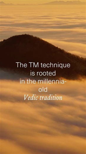 7.3K views · 96 reactions | The Transcendental Meditation technique comes from the Vedic tradition, with a deep-rooted knowledge of consciousness that has been handed down for thousands of years. | Transcendental Meditation | Facebook
