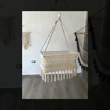 Cuna hamaca de macrame algodón