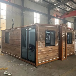 [Hot Item] Cheapest Homes China Supplier Trailer Houses Container Twist Lock Prefab Houses Small Home Garden Buildings Modern Outdoor Aluminum Louvre Roof Pergola System