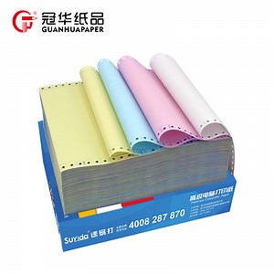 [Hot Item] Continuous Computer Printing Paper Carbonless Copy Paper Most Popular 5ply Colored