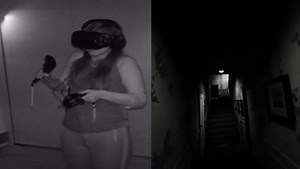 Watch us play the terrifying Paranormal Activity VR game