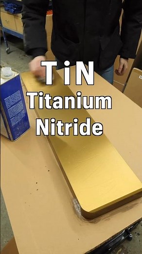 TiN = Titanium Nitride! Signature Harvey Coating ‪@SpencleyDesignCo‬ #woodworkingtools #tablesaw
