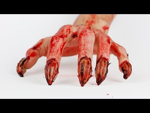 Zombie / Werewolf Nails SFX Makeup Tutorial