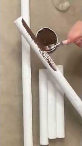 Decorative ladder made with cardboard tubes