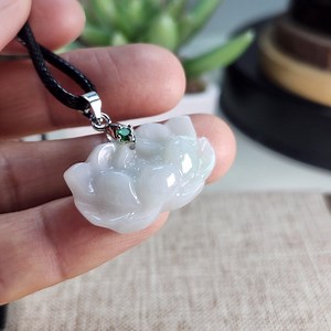 Grade A Burmese Jade Lovely Lotus Flower Well Carved Untreated Natural Jadeite Jade S925 Bail Pendant Necklace - Etsy