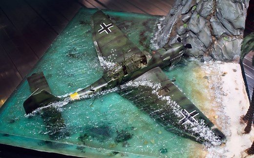 JU87 B2 Stuka 场景制作~
