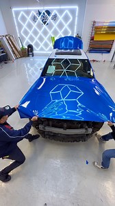 Candy Blue car wrap for the Cadillac CT6! Have you ever seen those wheels? 🤯 Satisfying car wrapping 🔥 #carwrapping #satisfying #satisfyingvideos #satisfy | Jay The Wrap Specialist