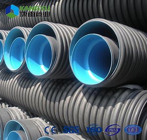 [Hot Item] Sn4/Sn8 400mm HDPE Double Wall Corrugated Pipe for Drainage Water