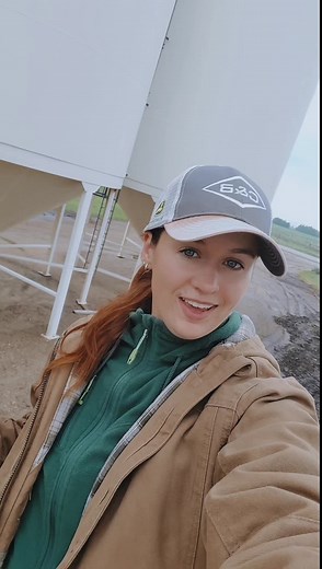 Some more crane work today :) #agriculture #thatfemalefarmer #farmer