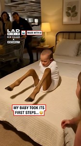 My baby took its first steps... 👶🐴😳 🎥 IG: @infiniteunreality #unusual #Shocking #baby | LADbible New Zealand
