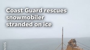 USCG Cutter Mackinaw rescues man off Mackinac Island ice