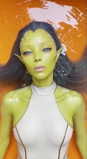 Green boobs