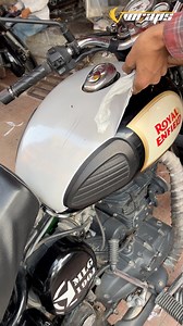 2.5K views · 18 reactions | Royal Enfield Classic Vinyl Wrap Peel Off落 | Vwraps Sikar | Facebook