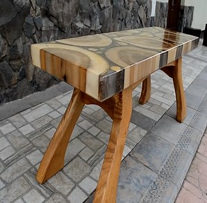 DIY Epoxy bench | Woodworking Tools