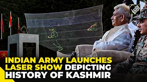 1.2K views · 18 reactions | J-K: ‘Dagger Heritage Complex’ inaugurated with spectacular laser show by Indian Army in Baramulla #IndianArmy #LGManojSinha #JammuKashmir | Asian News International (ANI) | Facebook