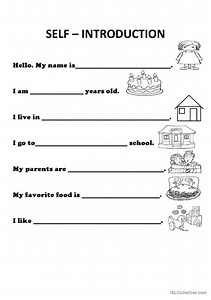 Introducing Oneself
