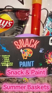 Custom Paint Bucket Gift Set: Canvas, Snacks, Toys - Etsy Canada