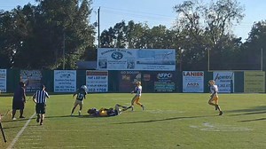 Tigers score on opening drive. Then, Zayden Williams snags an interception. Tigers up 8-0! | Lake Butler Middle School Athletics