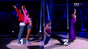 L’épreuve du face à face pour Corneille / Candice et Ophélie Winter / Christophe, un défi Salsa sur « Color Gitano » (Kendji Jirac)