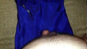 Hot Blue Satin Prom Dress 2