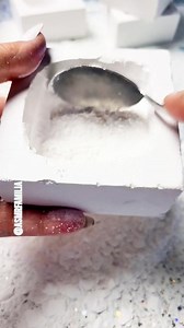 ASMR Carving Gym Chalk Bombs Filling with Glitter 🎉🎉🎉 #asmr #carving #gymchalk | Detox Familia