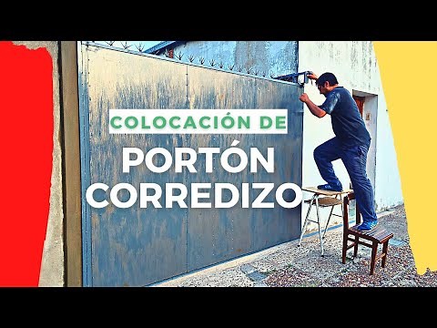 INSTALACIÓN de PORTON CORREDIZO👷‍♂️
