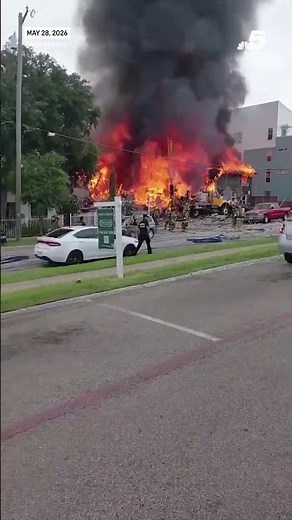 Gas explosion destroys Dallas apartment building, sparks 5-alarm fire | NBC DFW