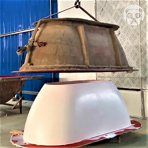 The process of artificial 500 kg stone bathtub manufacturing | Crafty Panda