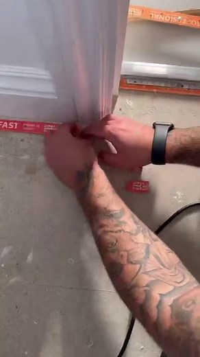 How to TackStrip Around Door Frames #carpets #flooring #vinyl #laminate #diy #doityourself #howto #reels | The Home Improvements Channel Uk