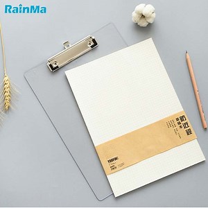 [Hot Item] Colorless A4 Transparent Clip Board for Students Exam Use