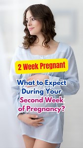 2 Week Pregnant- What to Expect During Your Second Week of Pregnancy 🤰🫄❤ 1. You will find changes in your cervical mucus, it will be clear, slippery and stretchy like raw egg whites. This is a sign that you are approaching ovulation. Cervical mucus is the vaginal discharge that you sometimes find in your underwear. 2. Some women may notice mild cramps or twinges of pain in their abdomen, or a one-sided backache, around the time of ovulation. 3. Some women might also experience an increase in t
