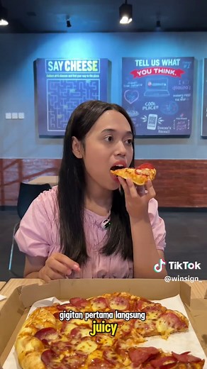 Pizza Large HT Beef Pepperoni Spesial Hanya 100k!