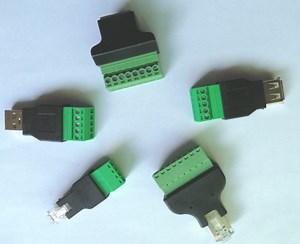 [Hot Item] Ethernet Cable Extender Adapter with Screw Terminal Design