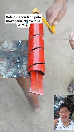 Diy sa paggawa Ng cyclone wire #diyideas #tips #tutorialvideo #cyclonewire #construction | Mark Macatangay Vlog