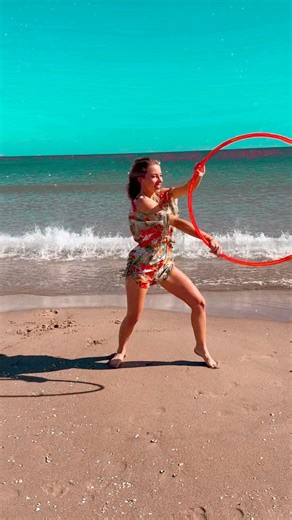 1.7K views · 148 reactions | A little hooping by the Mediterranean before vacation is over! 沈 #hooper #beachhooping #catania #cataniaitaly #mediterrean | Katie Sunshine | Facebook