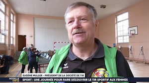 À l'occasion de la journée internationale des droits des femmes, les 38 clubs sportifs de tir de la Ligue régionale de Lorraine ont organisé une journée de découverte et d’initiation. Reportage à Bitche ⤵ | Moselle TV