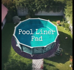 TIEBOLA 18Foot Eco-Friendly Round Pool Liner Pad - Prevent Punctures and Extend The Life of Your Above Ground Swimming Pool or Hot Tub Liner, Eco-Friendly Above Ground Pool Liner pad