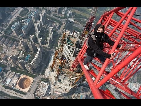 The most DANGEROUS climb Shanghai Tower 650 meters